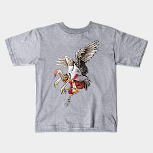 Crane Monk Kids T-Shirt